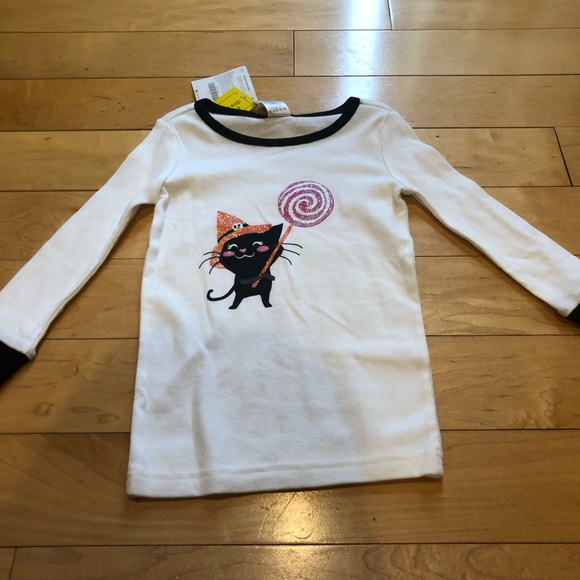 Baby girls Halloween witch cat candy pajamas - Picture 3 of 7